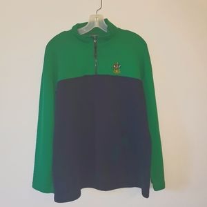 Mens Size L long sleeve  zip up shirt